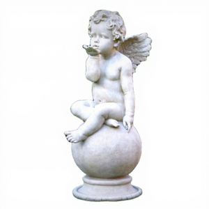Petites sculptures de jardin <span class=keywords><strong>en</strong></span> <span class=keywords><strong>pierre</strong></span>, anges et chérubins <span class=keywords><strong>en</strong></span> marbre pour la décoration - Product Image 1