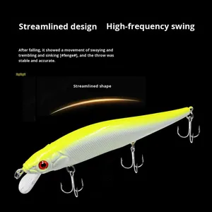 22g di <span class=keywords><strong>pesca</strong></span> per branzini lunga 14cm esca dura <span class=keywords><strong>con</strong></span> cuscinetti a sfera incorporati per carpe da <span class=keywords><strong>pesca</strong></span> - Product Image 3