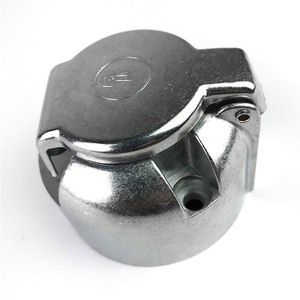 European Style Trailer 7 <b>Pin</b> Plug 12V Zinc Alloy Metal Connector Adapter For Truck Use - Product Image 3