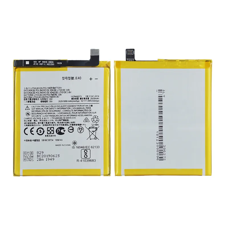 UN38.3 MSDS High Quality Factory GK40 Cell Phone G5 Battery For Motorola Moto G4 Play E4 GK40 G7 POWER JE40