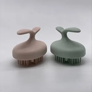 Specially designed new fashion silicone shampoo brush round silicone comb