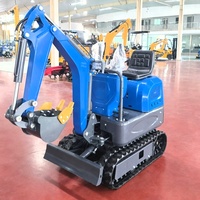 Mini-excavatrice certifiée CE EPA, machine de terrassement compacte sur chenilles pour travaux agricoles, mini-excavatrice