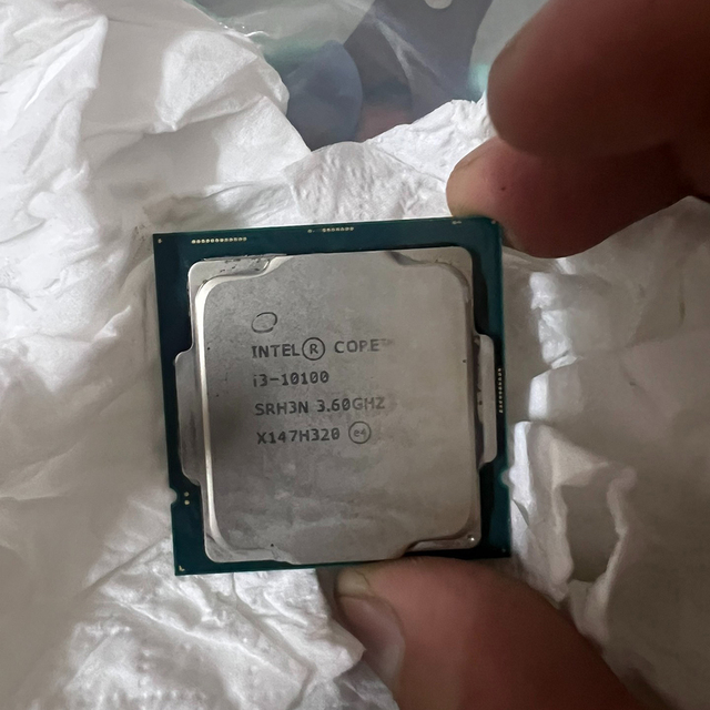 Used Intel Core I3-10100 65W LGA 1200 3.6 GHz 4-Core 8-Thread CPU Processor