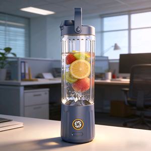 <b>Mini</b> <b>Portable</b> Personal <b>Blender</b> 550ml Battery USB Operated for Home Travel Smoothie Juice - Product Image 1
