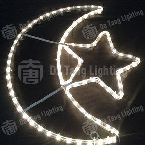 ไฟประดับรูปพระจันทร์เสี้ยวสำหรับตกแต่งรอมฎอน เหมาะสำหรับถนนการค้า โรงแรม อะเทรียม และงานเทศกาลอีด - Product Image 4