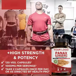 Cápsulas de <span class=keywords><strong>Ginseng</strong></span> Vermelho Panax de Alta Potência OEM |   1000mg/porção 120 Cápsulas Vegetais Aumentam o Foco e a Estabilidade do Humor para Adultos - Product Image 5