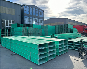 Fabricante de puente de caja de tubería FRP ignífugo con marco de bandeja de escalera y sistema de escalera de cable - Product Image 6