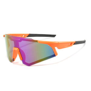 Logotipo personalizado Béisbol Correr A prueba de viento Unisex <span class=keywords><strong>Lentes</strong></span> De Sol PC OEM UV400 Bicicleta Ciclismo Gafas Deportes Gafas De Sol para al aire libre - Product Image 4