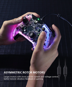 وصلة كريستال سلكية للوحة ألعاب NS وحدة تحكم ألعاب OLED خيط تحكم للوحة ألعاب للوحة تحكم PS5 P4 للحاسوب - Product Image 5