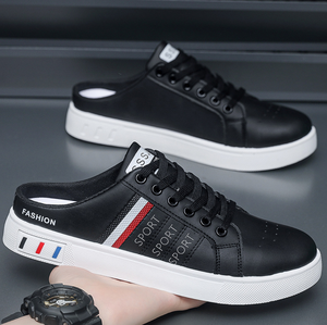 2025 мужские повседневные кроссовки, новая мода, белая спортивная обувь на шнуровке, удобная обувь для прогулок и бега, летняя обувь для студентов - Product Image 5