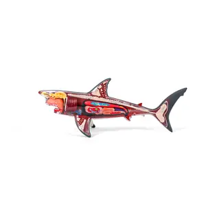 3D metal Puzzle Mechanical Shark mode diy kit Brain Teaser 3D fish Jigsaw puzzles for adult Teens