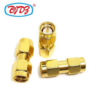 Nhà Máy Giá SMA Kết Nối Adapter SMA Nam Để SMA Nam Cắm RF Coax Kết Nối Đồng Trục Chuyển Đổi Cho Wifi Antenna / FPV Bay Không Người Lái - Product Image 3