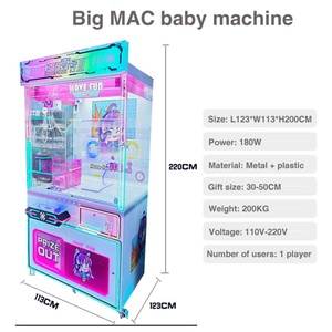 Good Quality Big <b>MAC</b> Doll Machine Play One Oversized Doll Machine with 15-inch Doll Catcher Crane for Sale in the United States - Product Image 5