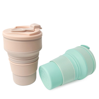 Tasse pliante en Silicone pour Sports de plein air, vente en gros