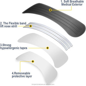 60 Lembar Plester Hidung Kain Non-woven Ekstra Kuat untuk Pernapasan, Alat Anti-Dengkur untuk Olahraga, Tidur, dan Meredakan Masalah Pernapasan Hidung - Product Image 5