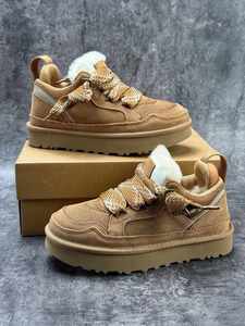 Botas de Nieve JiuZhou 2026, Diseño Personalizado, Parte Superior de Cuero Premium, Amortiguación, Estilo Retro, Duraderas, para Hombre y Mujer, Cálidas con Lana - Product Image 3