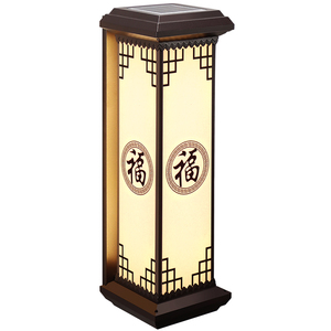 Ngoài trời không thấm nước năng lượng mặt trời dẫn ánh sáng sân vườn cột cho sân biệt thự tường cổng và cửa phẳng Bìa IP66 sử dụng nhà - Product Image 6