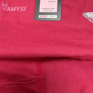 Z005 # Xl Xxl Xxxl Fabriek Direct Groot Formaat Mama Dames Katoen Ademend Niet Vervagen Hoge Stretch Dames Bikini Bloemen - Product Image 5