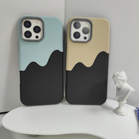 Étui de téléphone FGX en cuir avec béquille magnétique réglable pour iPhone 14, protection d'appareil photo, design sportif, décoration scintillante