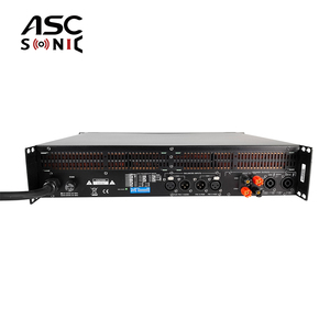 מגבר הספק מקצועי ASCSONIC AT9000 דו-ערוצי 4 אוהם 3000W RMS ממתכת לשימוש חיצוני עם אחריות לשנתיים - Product Image 4