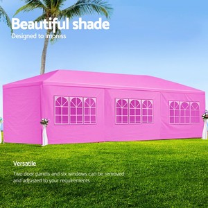 10x30FT Modern Wedding Party Canopy <b>Tent</b> Outdoor Event Gazebo 8 Removable Sidewalls Waterproof Eco-Friendly Metal <b>Frame</b> Shelter - Product Image 2