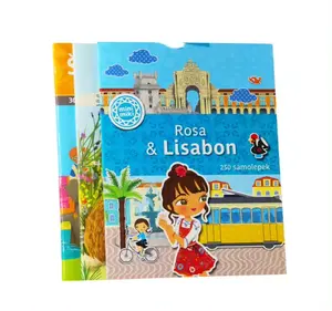 CDP Custom High Quality Funny Early Education Sticker Ethnic Clothing Book Paperback Cheap Book Printing For Kids