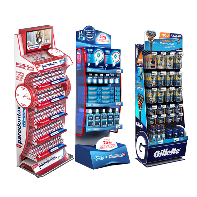 Apache Supermarket Customized Personal Care Display Stand Razor Display Rack — view 6
