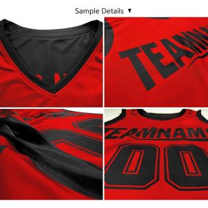 Maillot de basket-ball réversible personnalisé en mesh respirant, uniforme de performance avec nom et numéro personnalisés, col en V, anti-humidité pour homme et garçon - Product Image 4