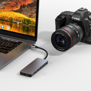 Forida 7 en 1 doble pantalla, HUb, <span class=keywords><strong>adaptador</strong></span> plug & <span class=keywords><strong>play</strong></span> con puertos USB <span class=keywords><strong>a</strong></span> <span class=keywords><strong>HDMI</strong></span> 5G para dispositivos tipo C - Product Image 3