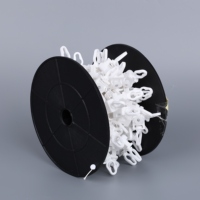 Rail de coureur d'usine S pli rail de rideau coureur ondulation pli accessoires de rideau en plastique coureurs de piste