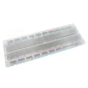 High Quality 830 Point Transparent Electronics Breadboard For Arduino Projects MB-102