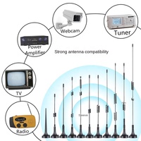Antenne magnétique omnidirectionnelle longue portée pour extérieur, double bande, à gain élevé, avec base de montage magnétique et ventouse, compatible LTE GSM 5G 4G