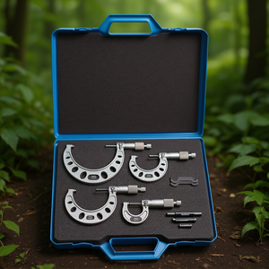 External Micrometer <b>Set</b> 0-25mm 25-50mm 50-75mm 75-100mm Precision Measurement <b>Tools</b> - Product Image 3