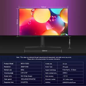 Moniteur de jeu 32 pouces 144 Hz avec dalle IPS <span class=keywords><strong>4K</strong></span>, écran de jeu professionnel pour une expérience visuelle immersive dans les jeux et le travail de bureau - Product Image 4