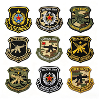 Patch brodé souple avec fixation auto-agrippante, patch personnalisé pour accessoires vestimentaires, service d'usine OEM pour la marque