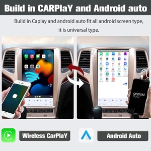 Apple CarPlay inalámbrico para Jeep Grand Cherokee 2010-2019 actualización 13,6 pulgadas IPS pantalla táctil <span class=keywords><strong>Android</strong></span> Auto Audio unidad principal ESTÉREO - Product Image 3