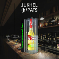 Présentoir de bouteilles en acrylique multicouche pour bar de magasin