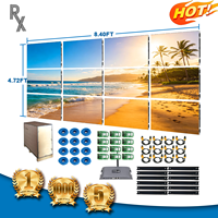 Écran LED RX Nouveau Ultra-fin Clé en Main Économique 16:9 P1.86 P2.5 Écran Numérique Pleine Couleur 3840Hz pour Église et Home Cinéma