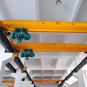 Mécanisme de levage de grue de <span class=keywords><strong>pont</strong></span> aérien à poutre unique robuste palan électrique 1-25 tonnes au sol et télécommande 3 phases 380V - Product Image 6