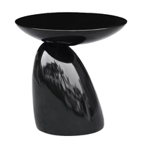 Table basse ronde en métal HCM Nordic Mushroom, design moderne en fibre de verre, meubles de salon, HCM-Round Table