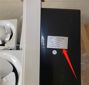 <span class=keywords><strong>PL</strong></span> rame/alluminio motore buon prezzo 6-8-10-12 pollici uso domestico cucina bagno ventilazione ventilatore di scarico del bagno - Product Image 2