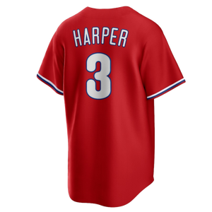 Uniformes de haute qualité pour homme Philadelphia 3 Bryce Harper Baseball Jersey Breathable Shorts Style Stitched Sublimation Broderie Uniformes - Product Image 4