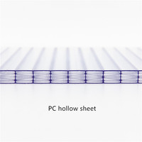Plaques en polycarbonate transparent de haute qualité 4x8 pieds pour toiture de serre