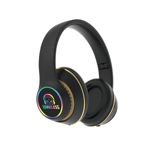 سماعات بلوتوث 5.3 عادية ملونة RGB رائجة البيع مع وظائف بطاقة TF وراديو FM ومدخل AUX، سماعات رأس للهدايا والألعاب والموسيقى - Product Image 2