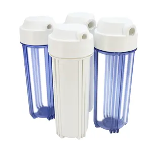 Filtro per uso domestico filtro per l'acqua da 10 pollici depuratore d'acqua trasparente elemento filtrante per macchina per acqua di automazione pura
