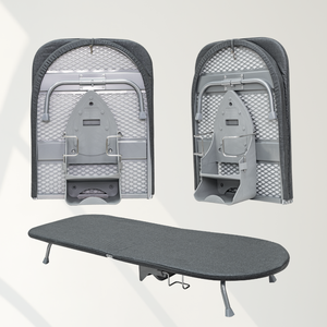 Petite <span class=keywords><strong>planche</strong></span> à <span class=keywords><strong>repasser</strong></span> portable de table avec support pour fer à <span class=keywords><strong>repasser</strong></span> et housses 100 % coton résistantes à la chaleur, outils à cadre en acier - Product Image 6