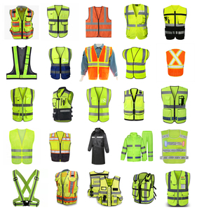Reflectante de seguridad reflectante para capó de advertencia, cinta reflectante de transferencia de calor, chaleco de seguridad para construcción, Clase 2 - Product Image 1