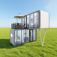 Maison conteneur préfabriquée personnalisée en gros, module de bureau modulaire en acier à emballage plat pour solutions de projet