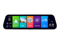 GPS Navigation 10 pouces 4G Voiture Dvr Caméra 1080P ADAS Android 8.1 Dash Cam 2G + 32GB WIFI Conduite Enregistreur Vidéo Rétroviseur
