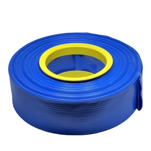 Tuyau flexible en plastique léger de décharge de l'eau de LayFlat d'irrigation tuyau de PVC de 4 barres - Product Image 1